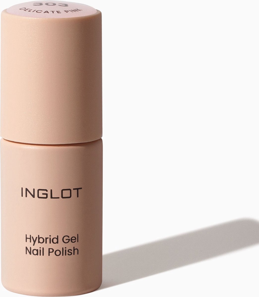 Goedkoopste INGLOT Hybrid Gel Nagellak - 303 - Delicate Pink | Gellak | Gellac | HEMA vrij & Vegan
