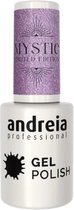 Andreia Professional - Gellak - Kleur PAARSE HEMELSE GLITTER - Mystic Edition MS3 - 10,5 ml