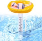 Drijvende Zwembadthermometer - Waterthermometer voor Zwembaden - Nauwkeurige Watertemperatuurmeting - Drijvend Design - Zwembad Accessoire
