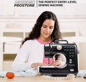 Nordic ProStore naaimachines - Lichtgewicht draagbaar - Mini professionele naaimachine - 12 ingebouwde steken