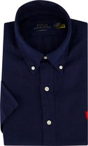 Polo Ralph Lauren casual overhemd korte mouw donkerblauw