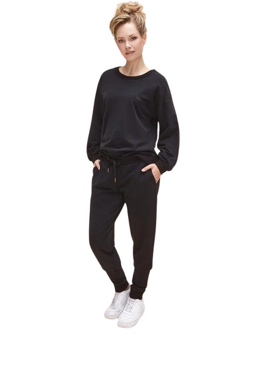 Dames trainingspak joggingpak huispak, Vrouwen trainingspak 2 delige Pyjama Set Loungewear met lange mouwen Trui Tops en Bottom Casual Nightwear Joggers Sportwear Set Pyjama Lange Tops Broek Tweedelig
