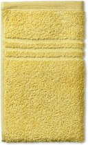 Kela Badkamer - Leonora Gastendoek Sahara Yellow 30x50 cm Set van 3 Stuks - Katoen - Geel