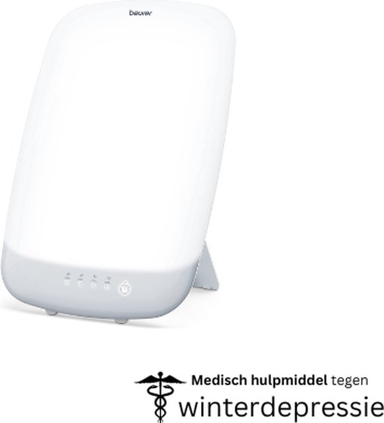 Foto: Beurer tl 85 lichttherapielamp daglichtlamp groot oppervlak 37 x 30 cm 14000 lux op 20 cm timer uv vrij led afneembare voet 60 watt incl adapter medisch gecertificeerd 3 jaar garantie