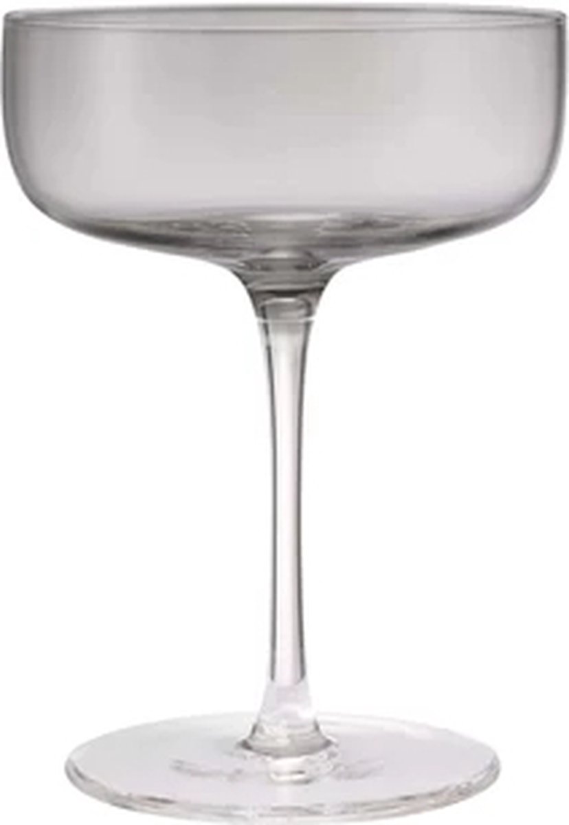Blomus Fuumi champagnecoupe 0.28L set van 4 smoke