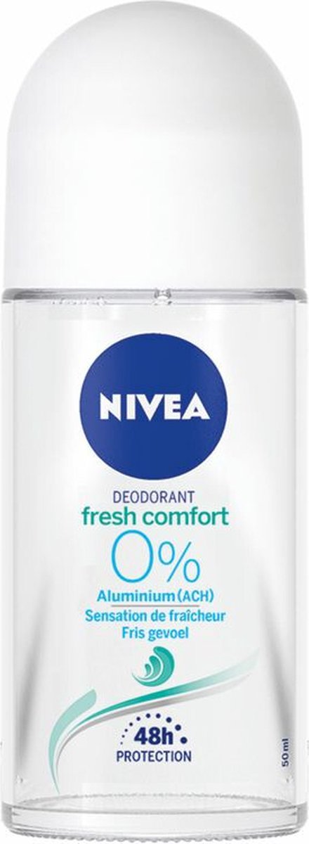 NIVEA Deodorant Roller Fresh Comfort - 3 x 50 ml - Voordeelverpakking