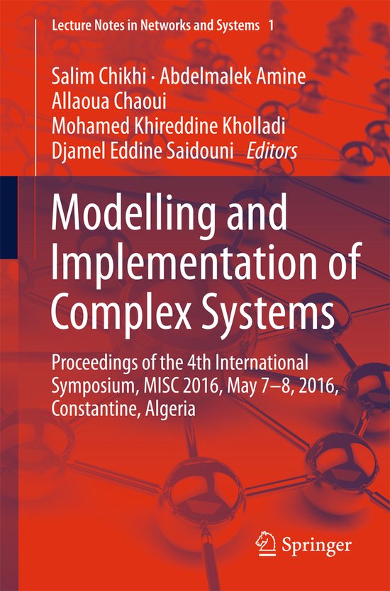 Modelling and Implementation of Complex Systems - cover