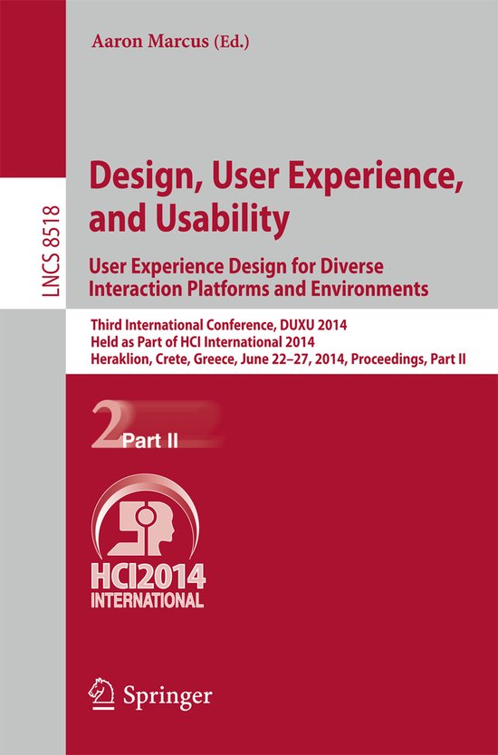 Design User Experience and Usability User Experience Design  ... - cover