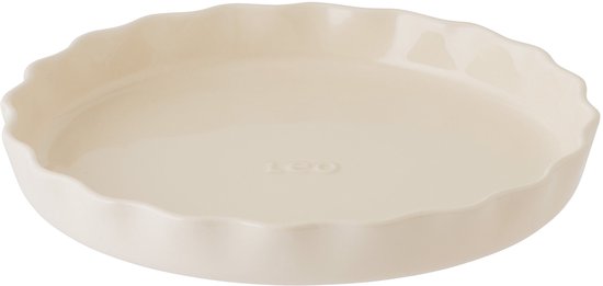 Foto: Leo geribbelde taartschaal balance 1 50l beige 