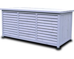 Rijoka Houten Opbergbox – Tuinbox – 350L – 1300x640x600mm – Blauwgrijs