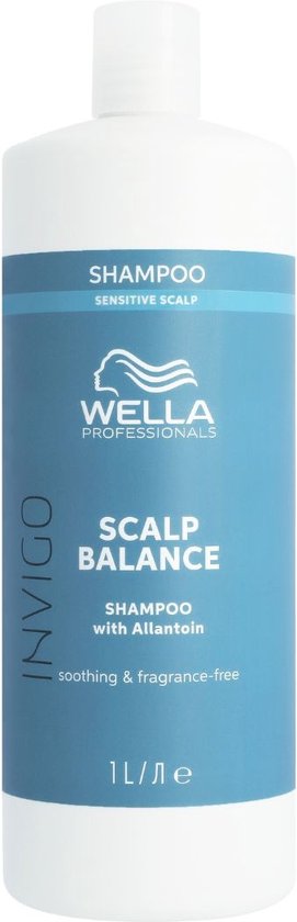 Wella Professionals - INVIGO SCALP BALANCE - Scalp Balance Sensitive Scalp (Senso Calm) Shampoo - Shampoo voor de gevoelige hoofdhuid - 1L