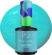 Pink Gellac Blauwe Gellak Nagellak - Gelnagellak - Gelnagels producten - Gel Nails - 372 Laguna Blue