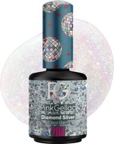 Pink Gellac 204 Diamond Silver Gel Lak 15ml - Gellak Nagellak - Gelnagellak - Gelnagels Producten - Gel Nails - Gelnagel
