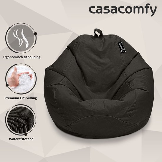 Pouf Casacomfy 2 - Poire Original - Rouge/ Zwart Adultes & Enfants