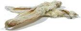 Qwisple Oreilles de Lapin avec Fourrure - Snacks Séchés pour Chiens - 500 gr