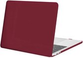 Laptophoes - Geschikt voor MacBook Pro 13 inch Hoes Case - A2251, A2289 (2020) - Wijnrood