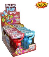 Funny Candy - Rolling Paint Dipper Pop - 12 stuks