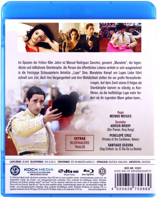 Manolete [Blu-Ray]