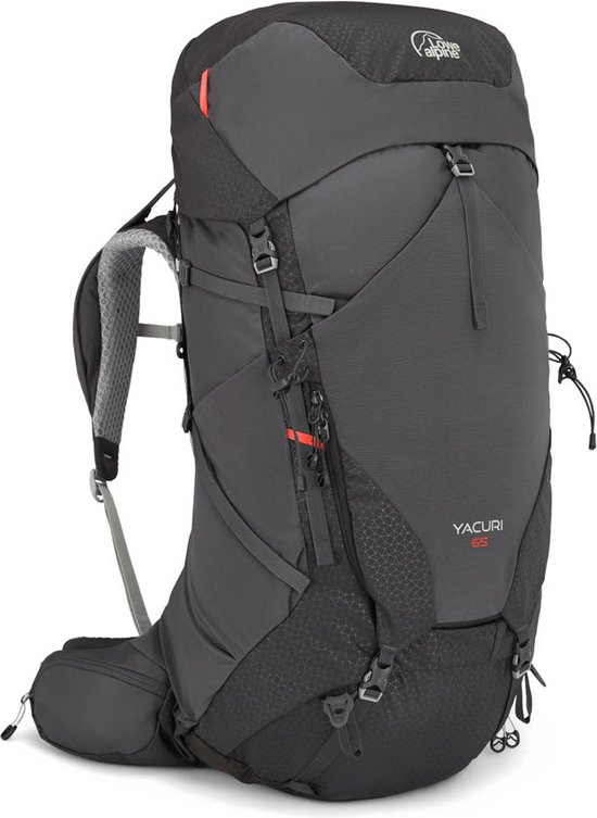 Lowe Alpine Yacuri 65 - Anthracite/graphène - Matériel Plein air - Tassen - Sacs à dos