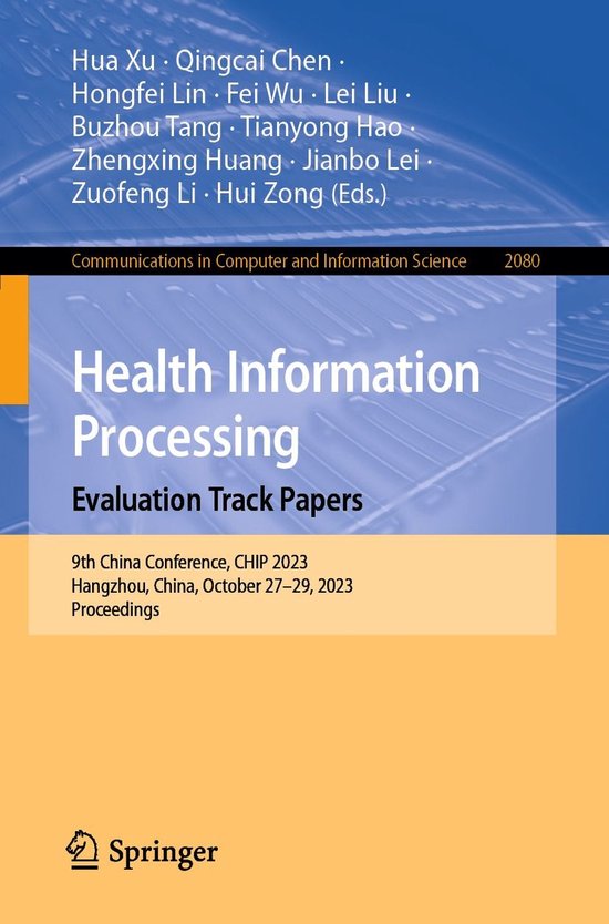 Springer Nature Proceedings Computer Science - Health Inform ... - cover