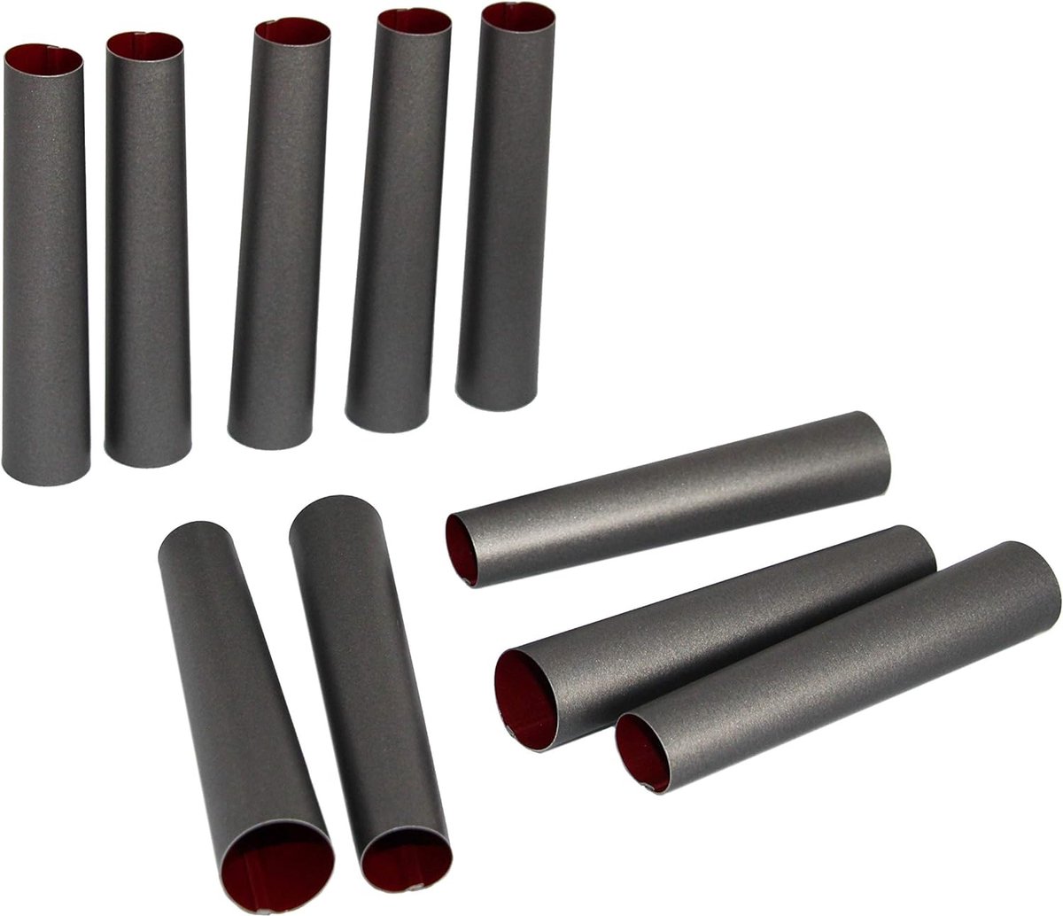 Grote schuimrollen set 13 5 cm anti-aanbaklaag teflon traditionele bakvorm schillerkrullenvorm buisjes spuitmonden roomrollen (10)