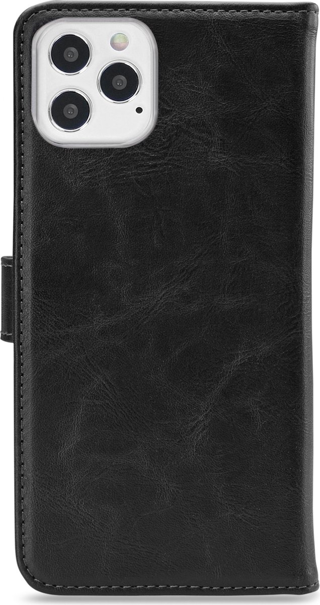 My Style Telefoonhoesje geschikt voor Apple iPhone 12 Pro Hoesje | My Style Flex Wallet Bookcase Portemonnee | Pasjeshouder voor 3 Pasjes | Telefoonhoesje voor Pinpas / OV Kaart / Rijbewijs - Zwart