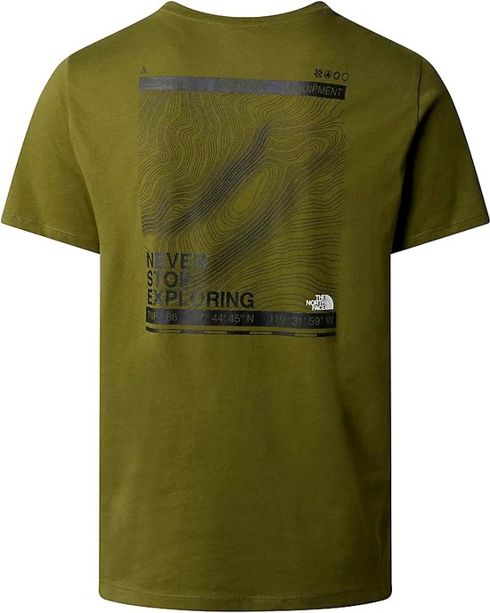 The North Face Foundation Mountain casual t-shirt heren khaki
