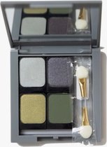 Oogschaduw paletten - eyeschadow colors - 4 kleuren - John v G - incl stevig doosje met spiegel en applicator - moeder cadeau - kerst kado tip - gift - present - makeup