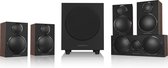 Wharfedale DX-3 5.1 HCP - Surround sound luidsprekersysteem - Compacte home cinema - Walnoot