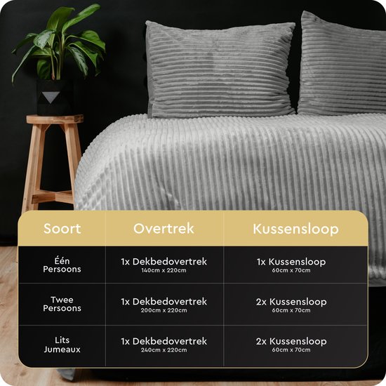 Sleeptime Beddengoed, 3-delig, 200 x 200 cm, 3-delig, grijs, 5-sterrenhotel, zachte en strijkvrije dekbedovertrekken met knoopsluiting, beddengoedset met 2 kussenslopen van 80 x 80 cm