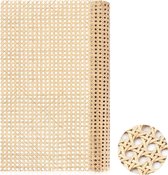 SDLDEER Wiener Gevlochten 40 x 200 cm, waterdichte PE-rotan riem, schimmelbestendig, handgemaakte rotan meubeldecoratie, doe-het-zelf honingraatvlechtbuis
