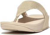 FitFlop Lulu Glitz-Canvas Toe-Post Sandals GOUD - Maat 43