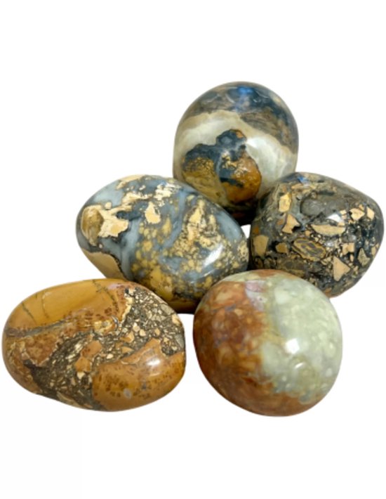 Jaspis Maligano 500 gr. trommelstenen (mt3-4)