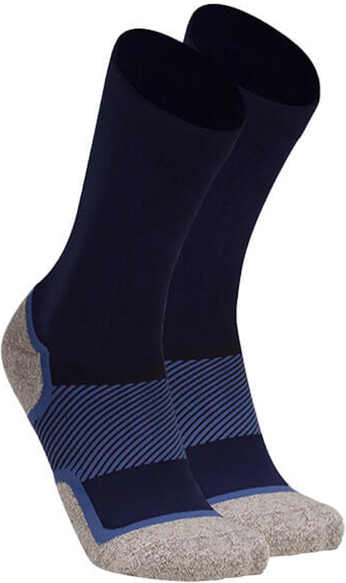 OS1st WP4 wellness performance sokken maat L (44-48) – blauw – gevoelige voeten – neuropathie – diabetes – oedeem – naadloos – ademend – lichte compressie