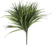 Groen Gras bosje - Grasplant - Kunstplant - Brandvertragend geproduceerd - ⌀ 30 cm