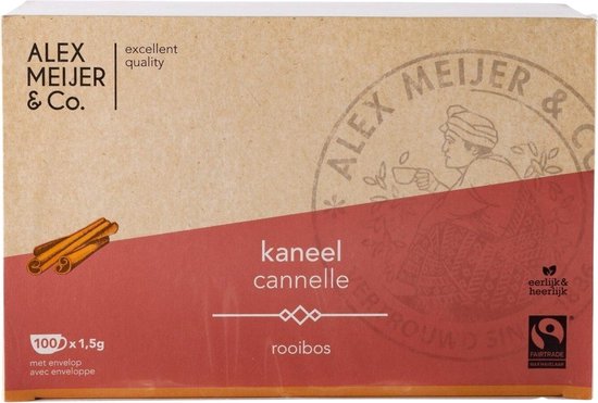 Alex Meijer Rooibos thee, FT 100 stuks x 1,5 gram