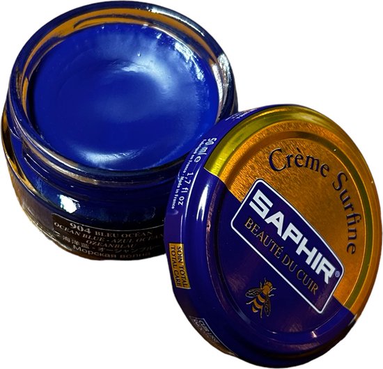 Saphir Creme Surfine (schoenpoets) - 904 oceaanblauw
