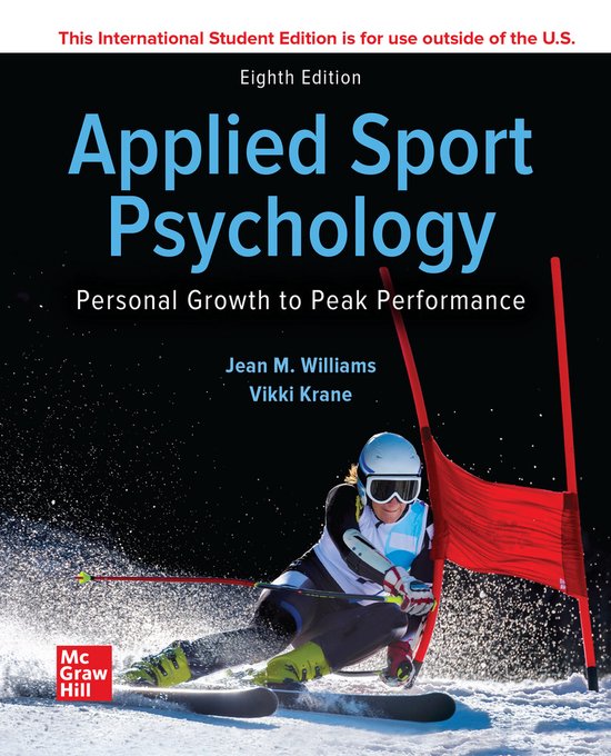 ISE Applied Sport Psychology Personal Growth to Peak Perform ... - cover