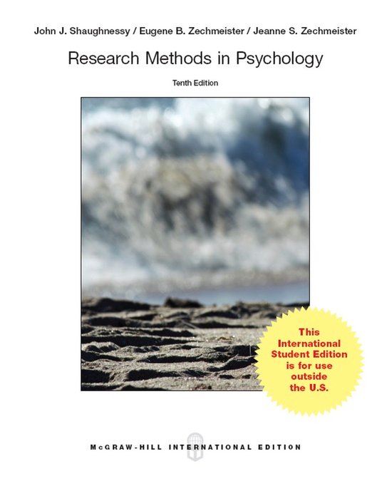 Research Methods in Psychology (Int'l Ed) - cover