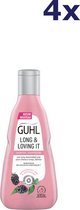 4x Guhl Long & loving it shampoo 250ML
