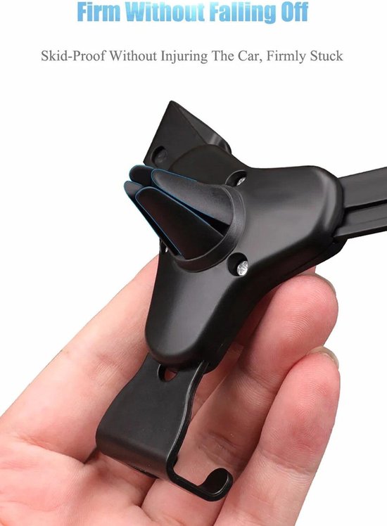 Foto: Zwaartekracht auto houder auto air vent mount clip beugel celhouder geen magnetische gps mobiele telefoon standaard voor iphone 14 xiaomi samsung