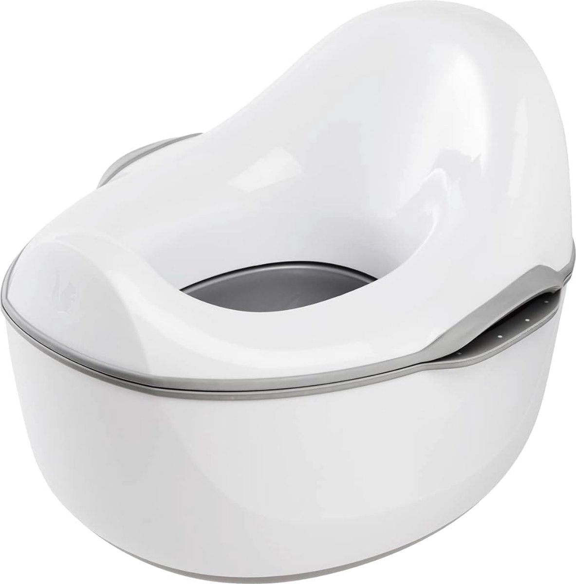 4-in-1, potje + toiletbril + kruk + dispenser voor vochtige doekjes, vanaf ca. 18 maanden tot ca. 4 jaar, wit