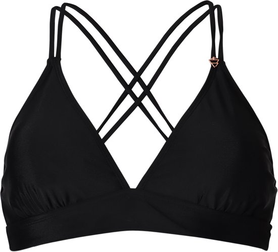 Brunotti Delphinia Dames Bralette Bikini Top - Mix & Match - Zwart - 38