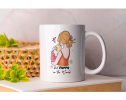 Mok Best mummy in the world - MomLife - gift - cadeau - Motherhood - MommyAndMe - MommyMagic - MoederLeven - MoederZijn - MamaMomenten - MamaEnIk