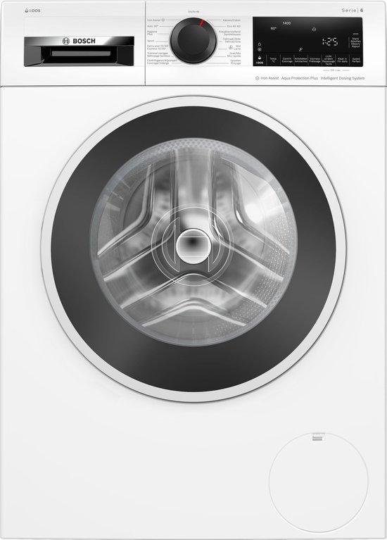 Bosch WGG244FCFG - Serie 6 - Wasmachine met stoom - 1400 rpm - Energielabel A - Iron Assist: vermindert kreukels tot 50% - Automatisch doseren - NL/FR Display