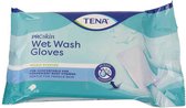 TENA Proskin Wet Wash Gloves Milde Geur- 2 x 8 stuks voordeelverpakking