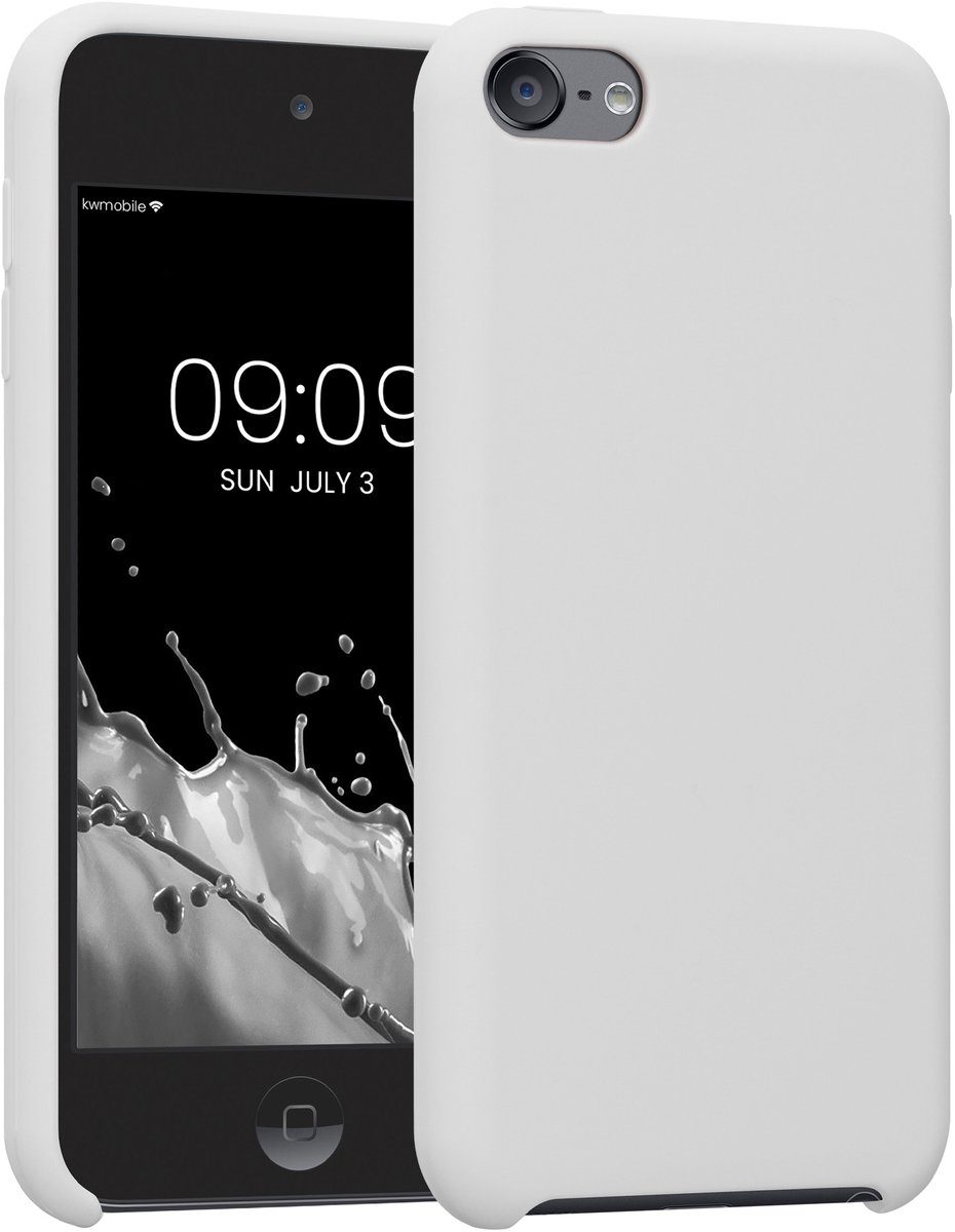 kwmobile hoes geschikt voor Apple iPod Touch 6G / 7G (6de en 7de generatie) - Beschermhoes voor mediaspeler - Backcover in mat wit