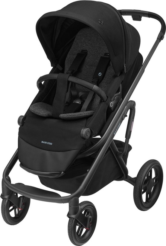 Maxi-Cosi Lila XP+ Kinderwagen - Essential Black - Kinderwagen inclusief reiswieg en zitje