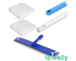 Swiffer Stofwisser professioneel 58cm. Complete set. Steel, houder met schuim en 2x100 stofwisdoeken