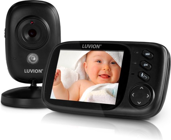 Luvion Platinum 3 Black Babyfoon met Camera - Premium Baby Monitor